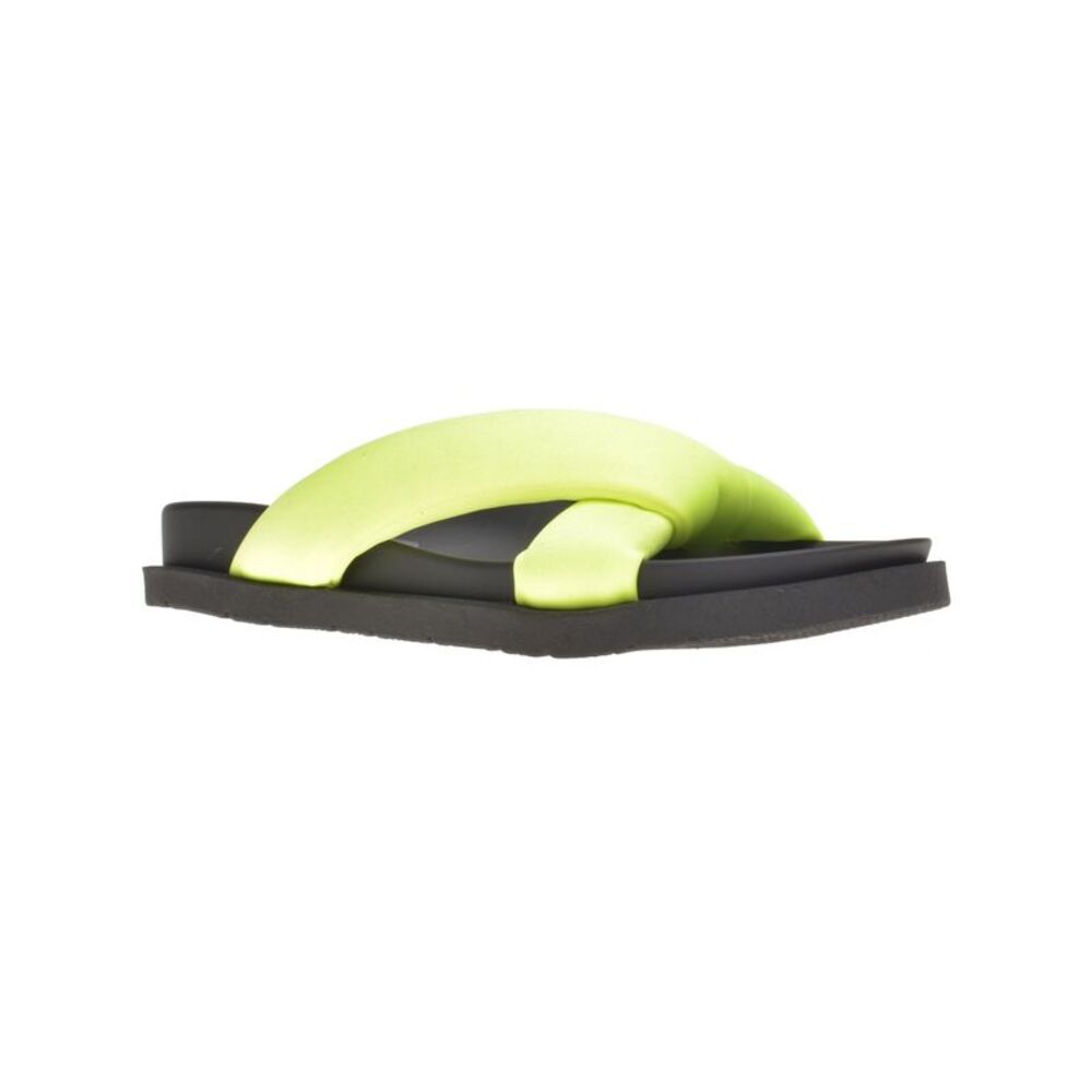 WILD PAIR Womens Yellow Puffer Sandals. Beck Slip On Slide Sandals Shoes 10 M